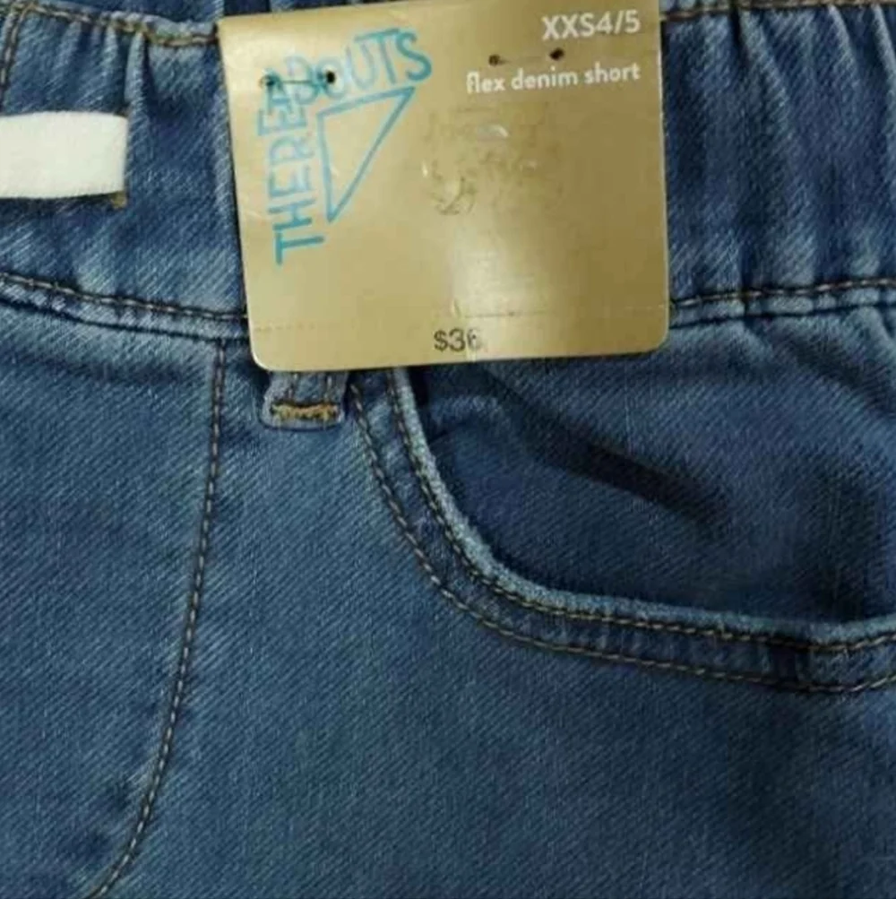 NWT Thereabouts Boys Denim Elastic Waist Jean Shorts ~sz XXS 4/5